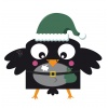 Sticker Crow le Lutin de Noël