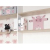 Silhouette en carton satiné "Mister Pig" à disposer librement sur une étagère ou meuble, une création exclusive de Stéphanie Herrbach
