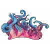 Sticker souple repositionnable " Tentacules à l'infini" par Melle Sue • Décoration Alternative Steampunk • Ondes Fantastiques - Union du Bleu & du Rose